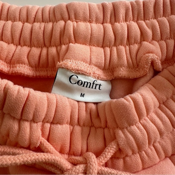 NWOT Comfrt Collection Pastel Edit Heavyweight Sweat Shorts - Coral - Picture 4 of 8